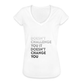 Fitness Motivation Inspirierendes Zitat Fitness - Frauen Vintage T-Shirt - Schwarz - Vorne - Danielle (179cm)