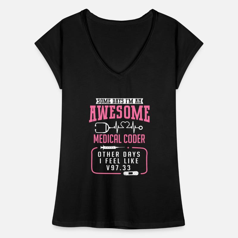 Medical Coder Coding Specialist Women's Vintage T-Shirt