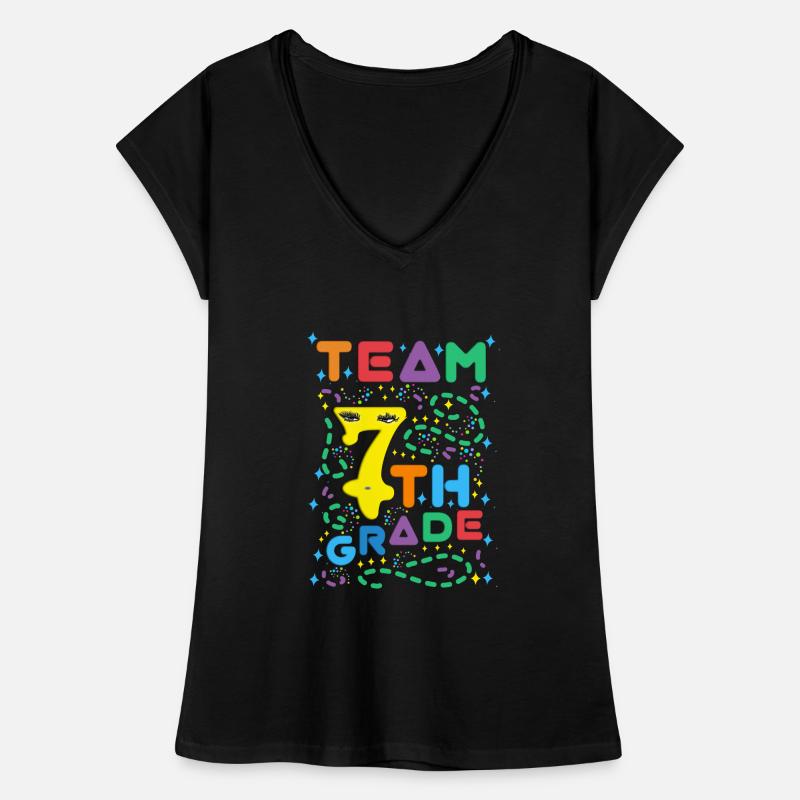 7THGrade - Sept Grades - Sept Niveleuses T-shirt vintage Femme