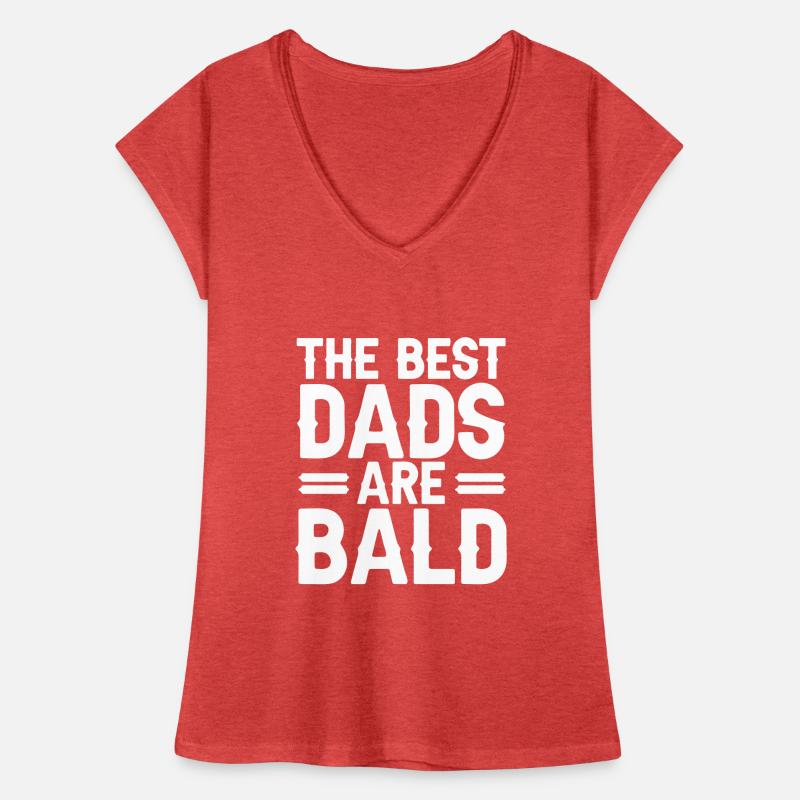 Bald Head Baldness Beard Bald Head Women's Vintage T-Shirt