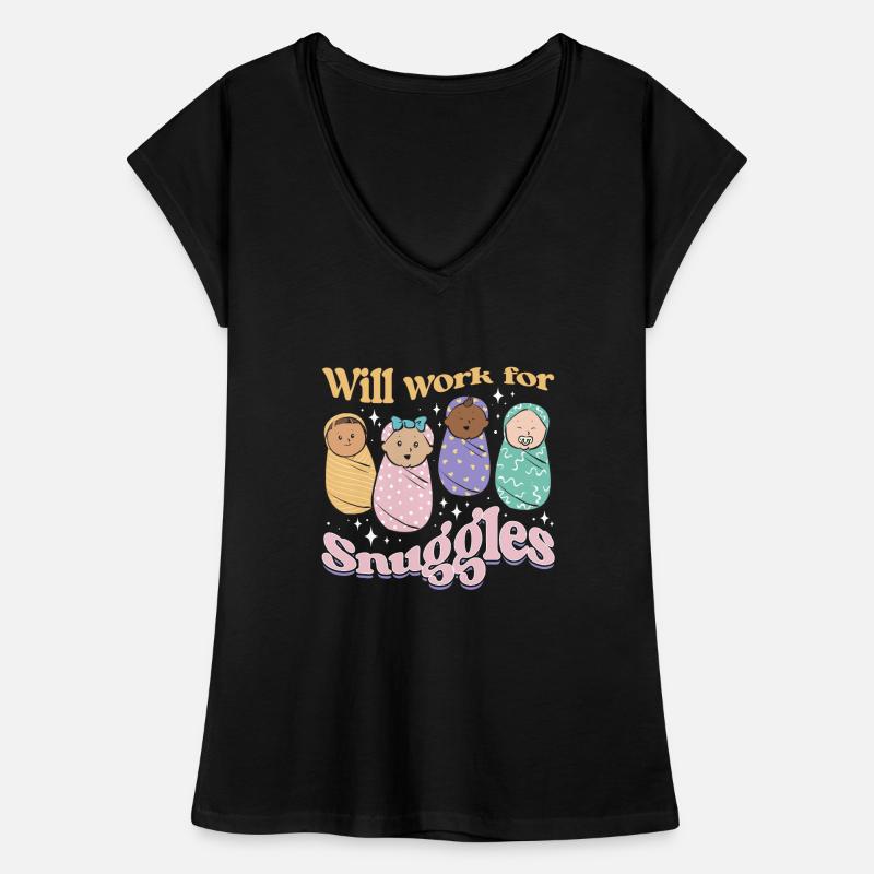 Infirmière Bébé Maternité Infirmière T-shirt vintage Femme