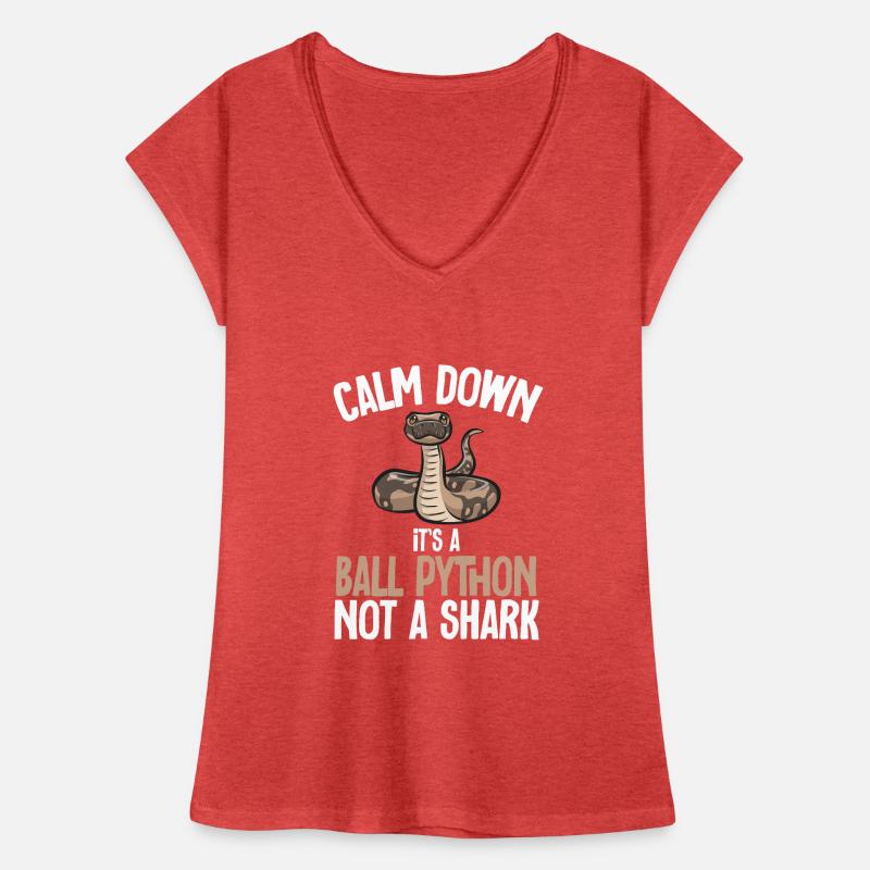 Ball Python Snake King Python Women's Vintage T-Shirt