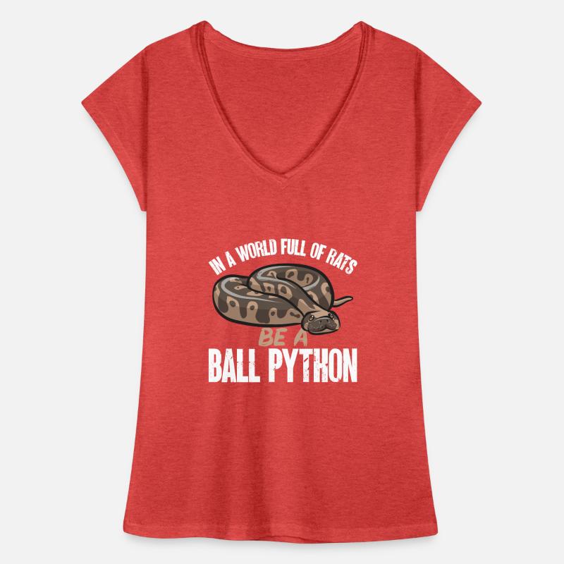 Ball Python Schlange Königspython Frauen Vintage T-Shirt