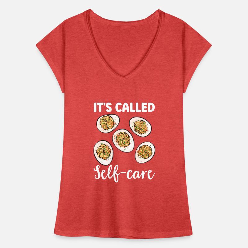 Gefüllte Eier Deviled Eggs Frauen Vintage T-Shirt