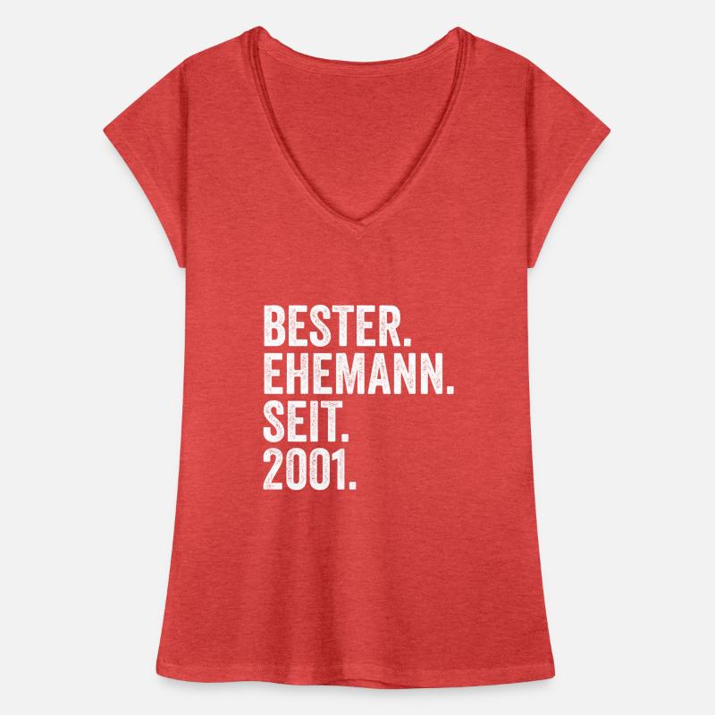 Valentinstag Bester Ehemann Seit 2001 Frauen Vintage T-Shirt
