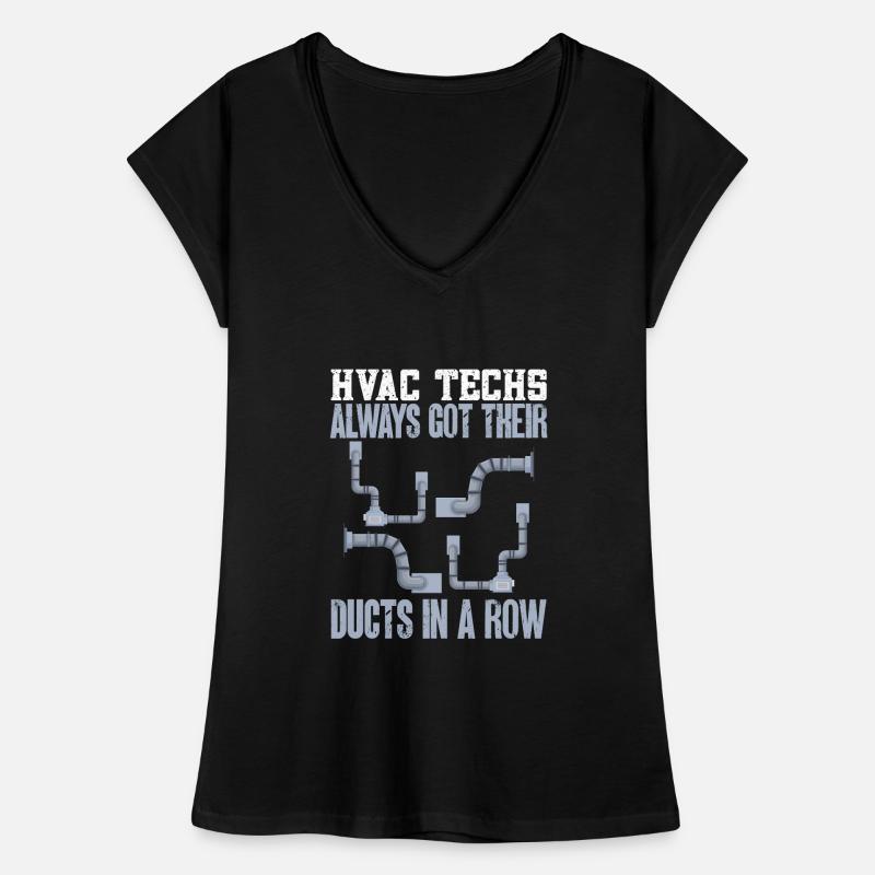 Chauffage, Climatisation, Ventilation, Technicien T-shirt vintage Femme