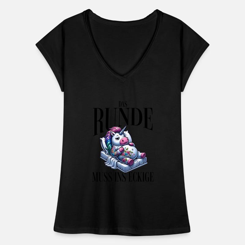 Bin Müde somit muss das runde ins Eckige Schlafen Frauen Vintage T-Shirt
