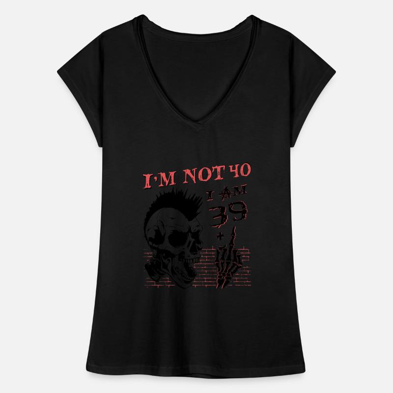 Ich bin 39 plus Mittelfinger - 40. Geburtstag Frauen Vintage T-Shirt