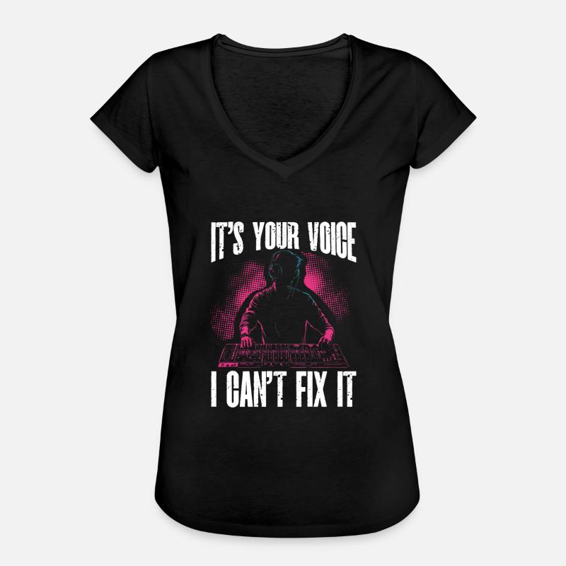 AV-Technik AV-Techniker Audiovisueller Techniker - Frauen Vintage T-Shirt - Schwarz