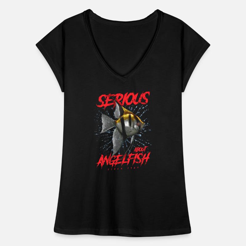 Ernsthaft im Bereich Diskusfische seit 1960 Frauen Vintage T-Shirt