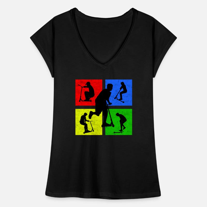 stuntscooter kickscooter Roller Scooter Scooter Women's Vintage T-Shirt