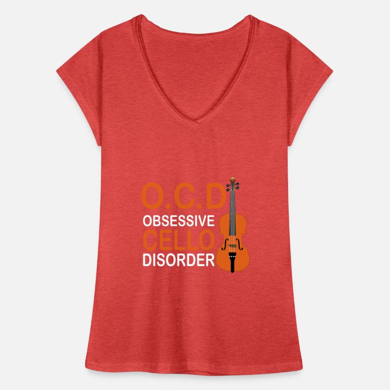 OCD Obsessive Cello Disorder Frauen Vintage T-Shirt