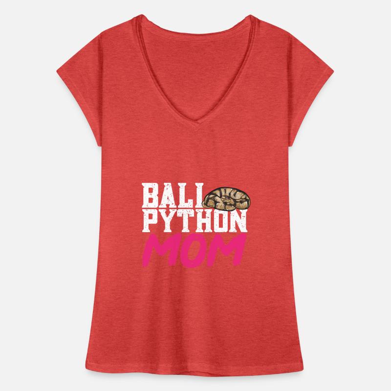 Ball Python Schlange Königspython Frauen Vintage T-Shirt