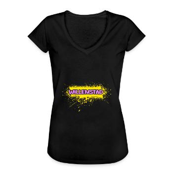 Sun Willemstad - Women's Vintage T-Shirt - black - Front - Danielle (179cm)