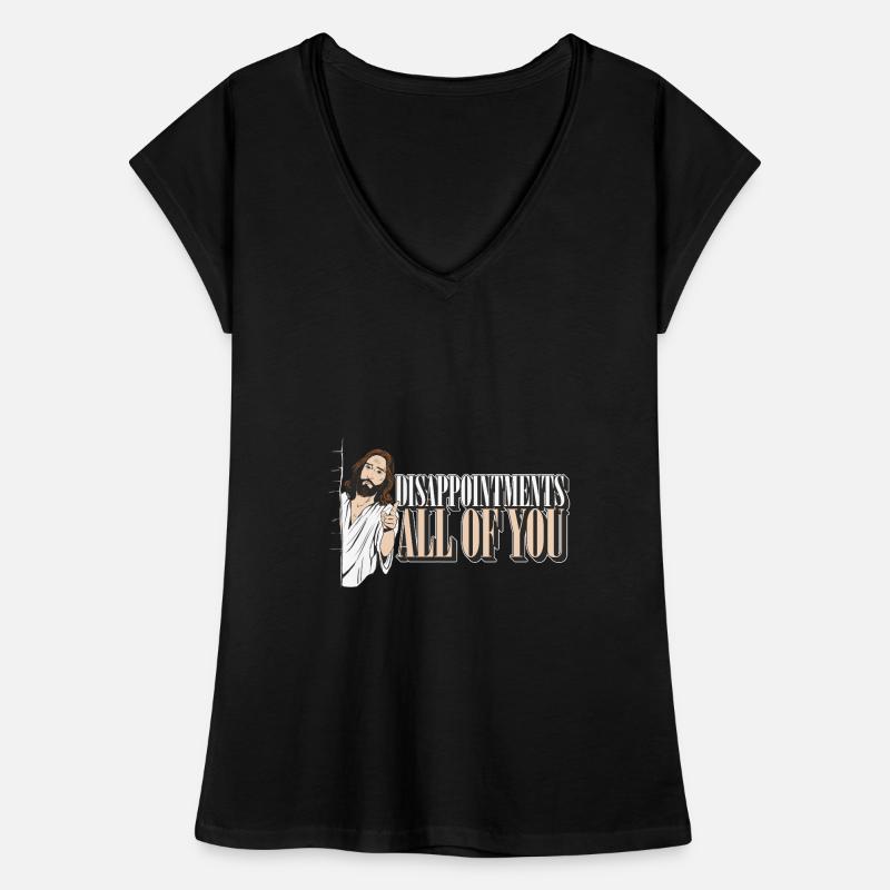 Drôle de Jesus Facepalm Meme Déceptions Tout de T-shirt vintage Femme