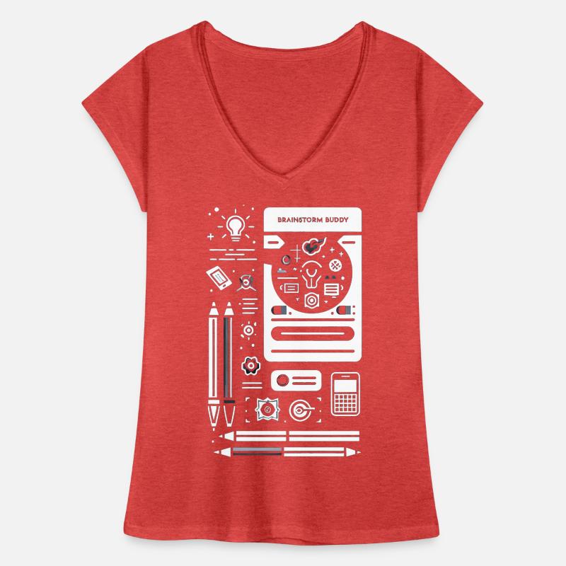 Brainstorm Buddy 8 Frauen Vintage T-Shirt