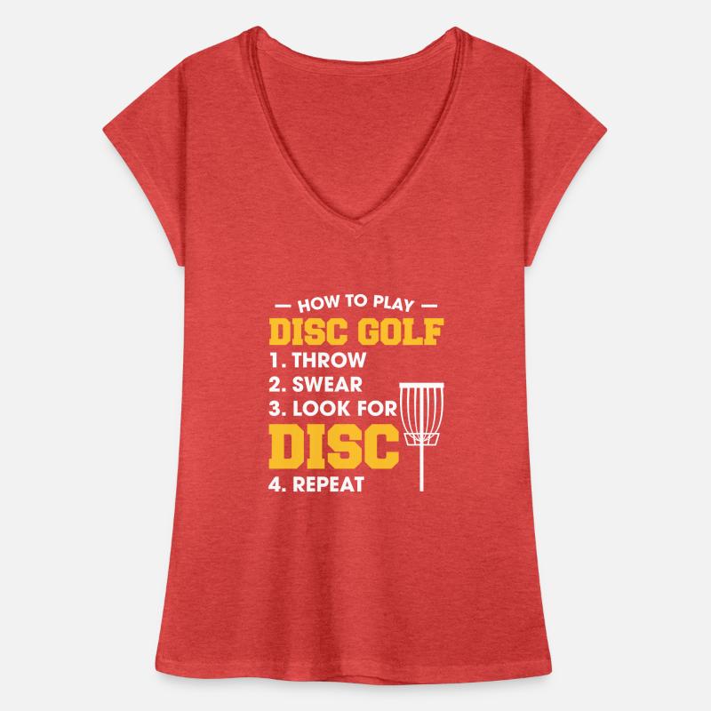 Discgolf Spieler T-Shirt Geschenk Disk Golf Frauen Vintage T-Shirt