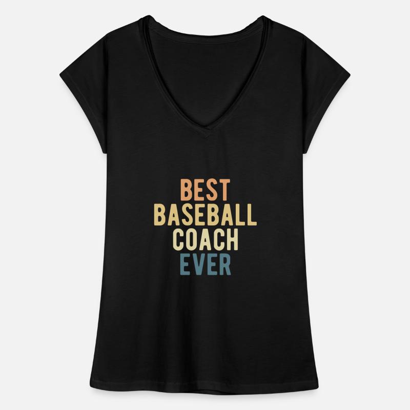 Best Baseball Coach Ever Frauen Vintage T-Shirt