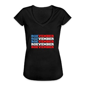 USA Flagge Roevember Shirt Geschenk - Frauen Vintage T-Shirt - Schwarz - Vorne