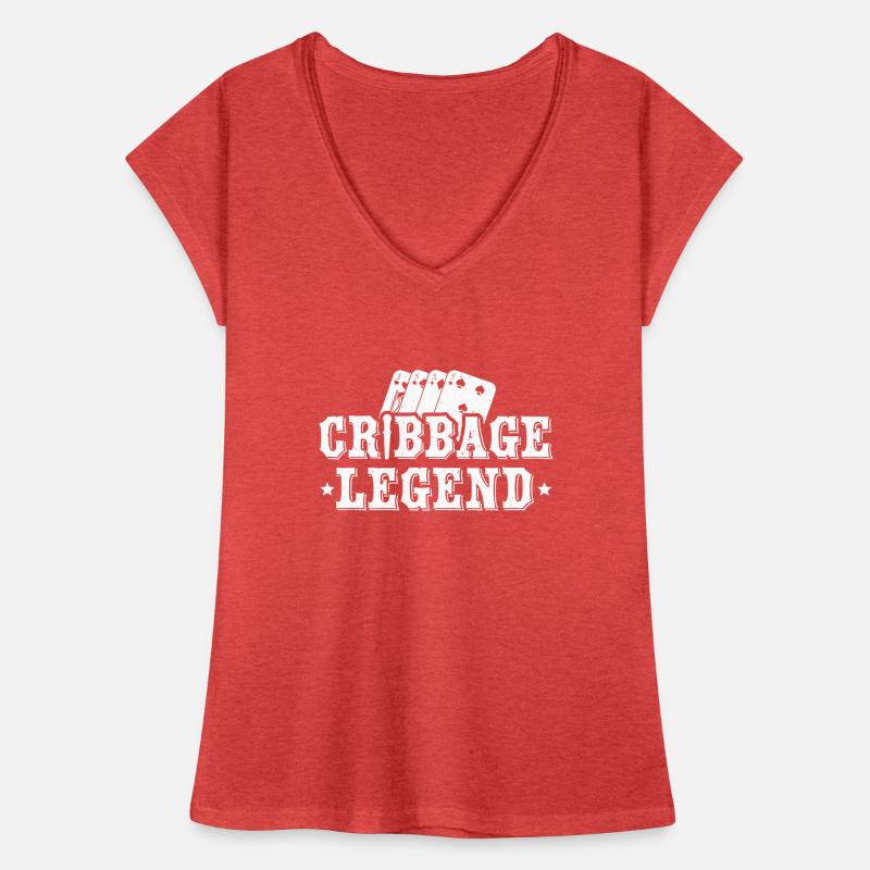Cribbage Legend Shirt Gift Women's Vintage T-Shirt