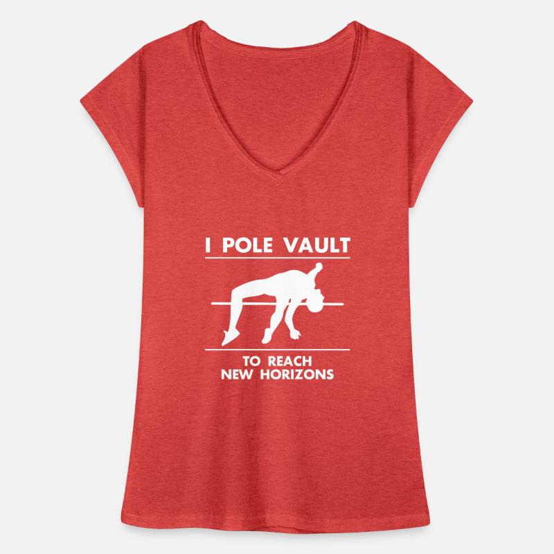 Pole Vaulting Shirt Geschenk Stabhochsprung Spruch Frauen Vintage T-Shirt