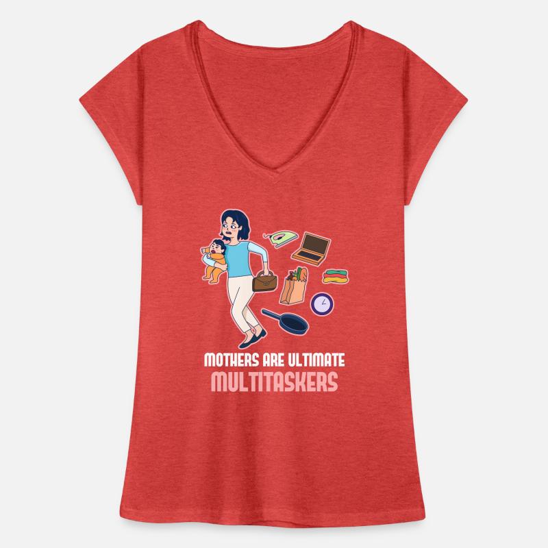 Muttertag Multitasker Design Frauen Vintage T-Shirt