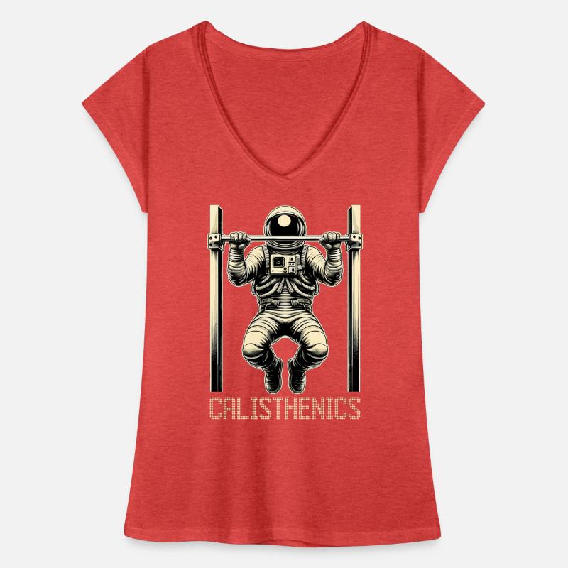 Calisthenics Astronaut Pull-ups Gift Women's Vintage T-Shirt