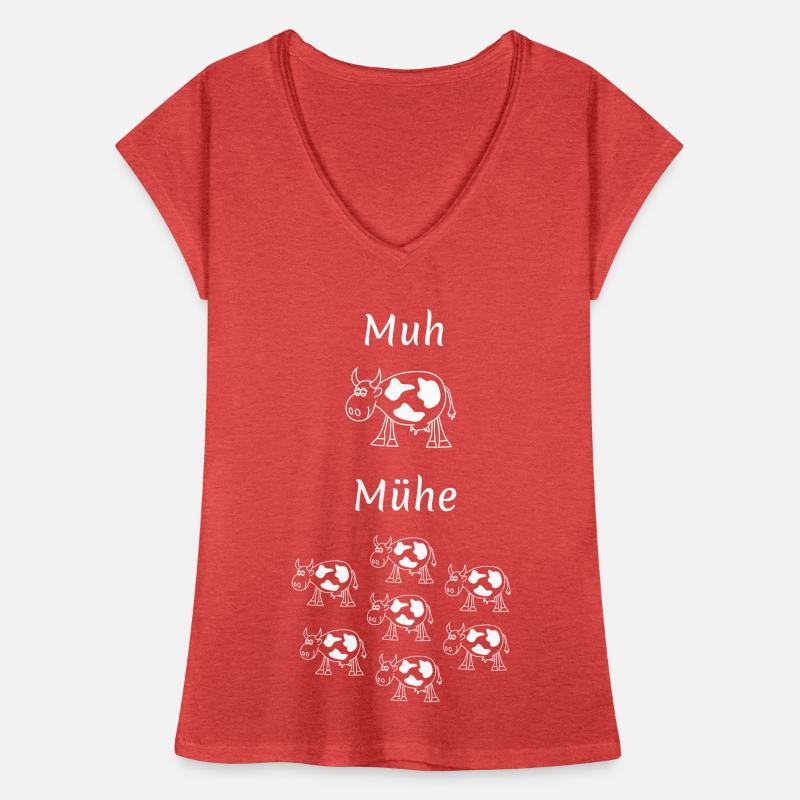 Una mucca muh, molte mucche fanno guai Maglietta vintage donna