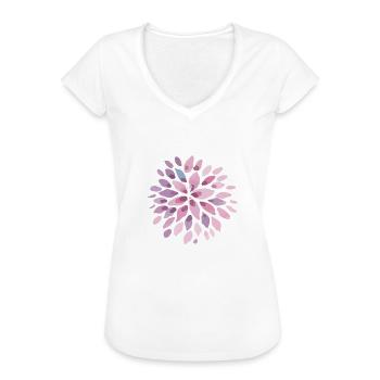 Yoga Lotus Blume Namaste Frau Balance Studio om lo - Frauen Vintage T-Shirt - Schwarz - Vorne - Danielle (179cm)
