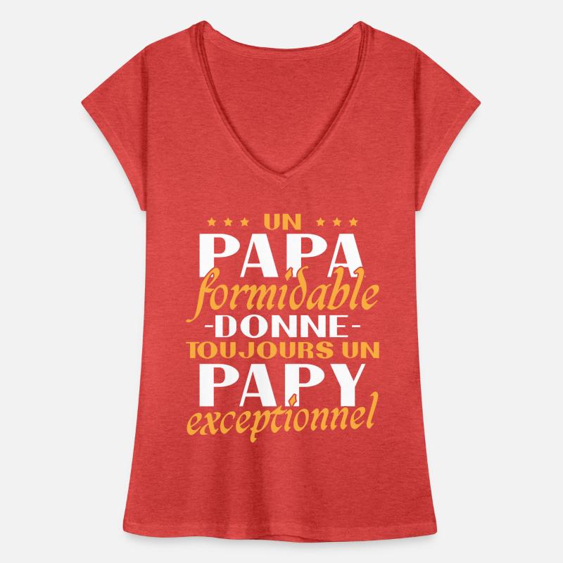 Un papa formidable Papy exceptionnel cadeau T-shirt vintage Femme