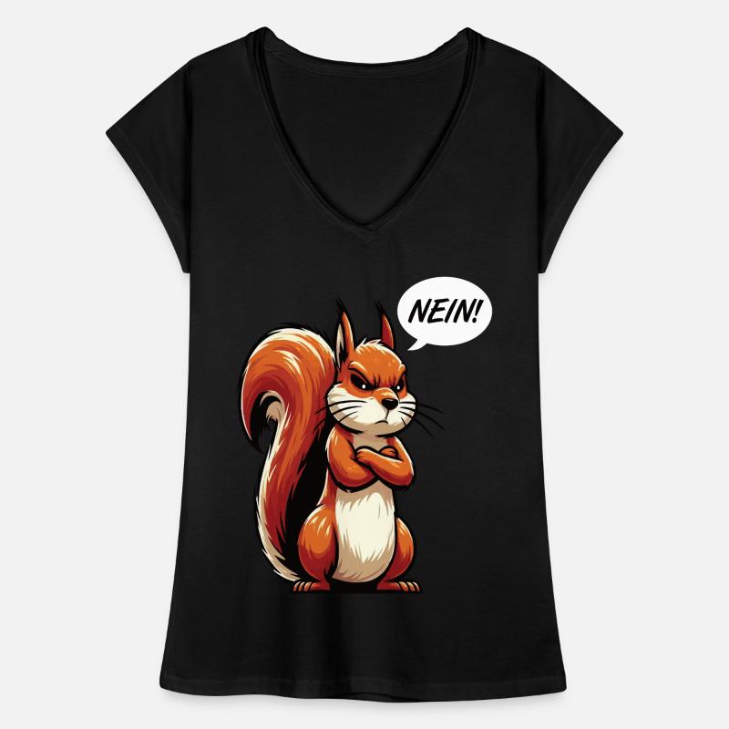 Nein Eichhörnchen Eichhorn Eichhörnchenliebhaber Frauen Vintage T-Shirt
