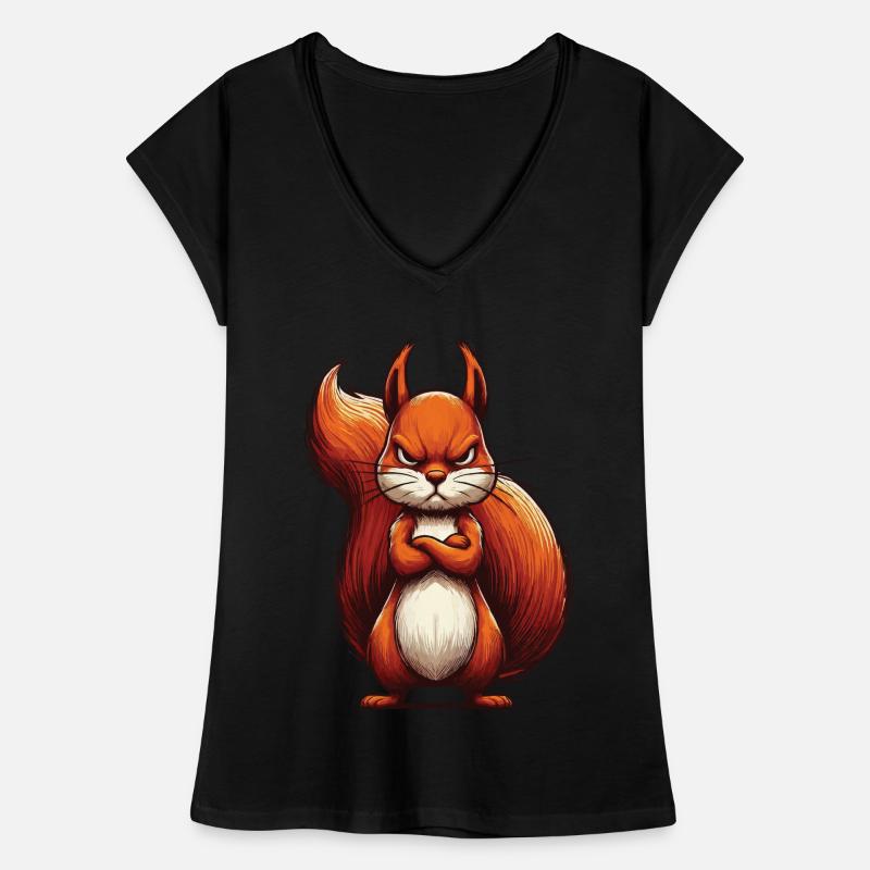 Eichhörnchen Eichhorn Eichhörnchenliebhaber Nager Frauen Vintage T-Shirt