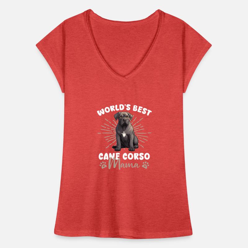 Cane Corso Groovy Cane Corso Mom T-shirt vintage Femme