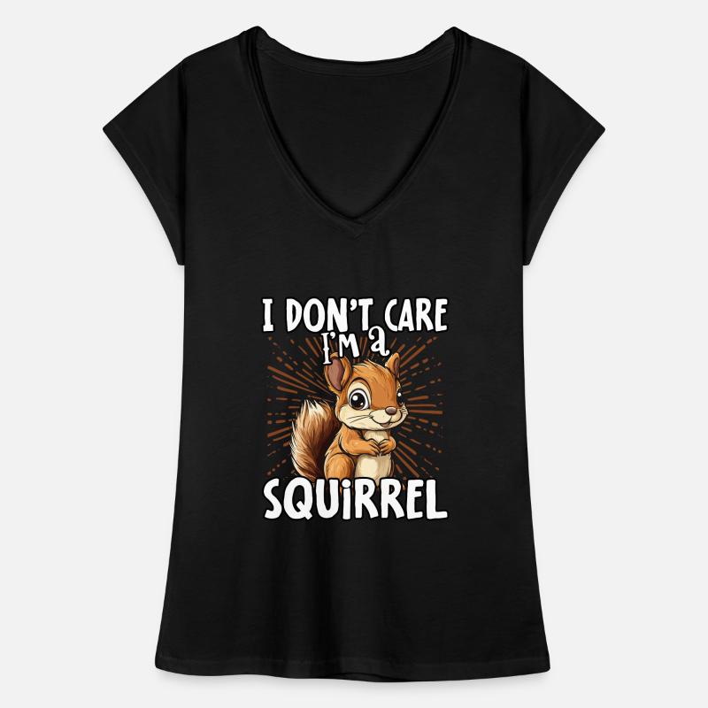 I don't care I'm a squirrel - cute squirrel Women's Vintage T-Shirt
