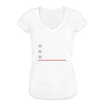 Silke - Frauen Vintage T-Shirt - Schwarz - Vorne - Danielle (179cm)