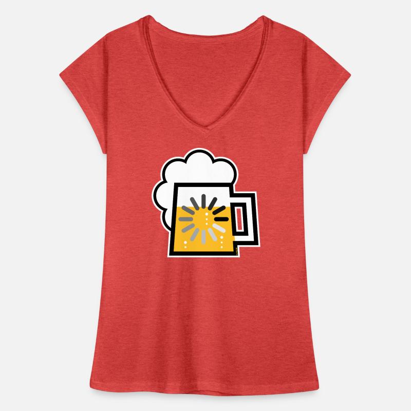 Bier Wird Geladen (Bierkrug Loading / Icon / | ) Frauen Vintage T-Shirt