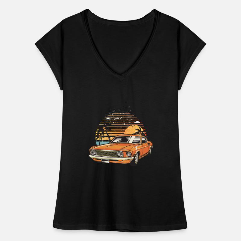 Oldtimer Vintage Auto Frauen Vintage T-Shirt