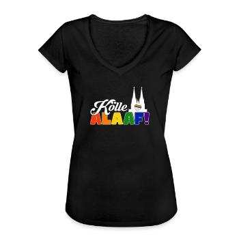 Jede Jeck es anders! Ich auch. LGBTQ Karneval Köln - Frauen Vintage T-Shirt - Schwarz - Vorne - Danielle (179cm)