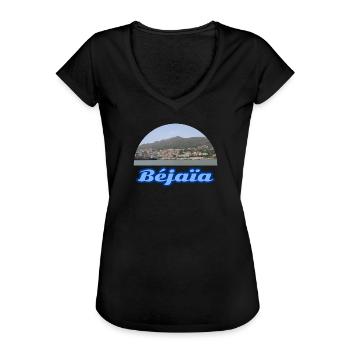 Béjaïa - T-shirt vintage Femme - noir - Devant