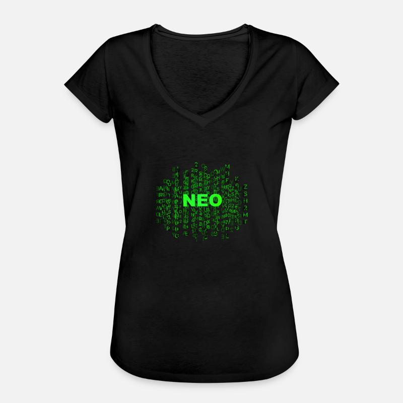 Neo code - Women's Vintage T-Shirt - black
