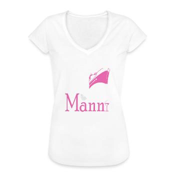 Kreuzfahrten mit dem Mann - Frauen Vintage T-Shirt - Schwarz - Vorne - Danielle (179cm)