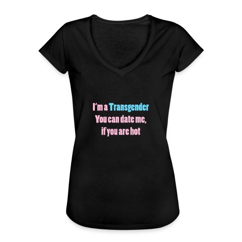 Single transgender - Frauen Vintage T-Shirt