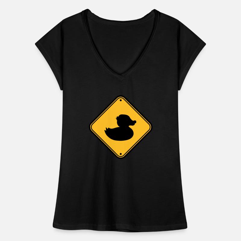 zone bouclier interdite note danger mise en garde T-shirt vintage Femme