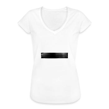 Gaffer tape fabric tape - Women's Vintage T-Shirt - black - Front - Danielle (179cm)