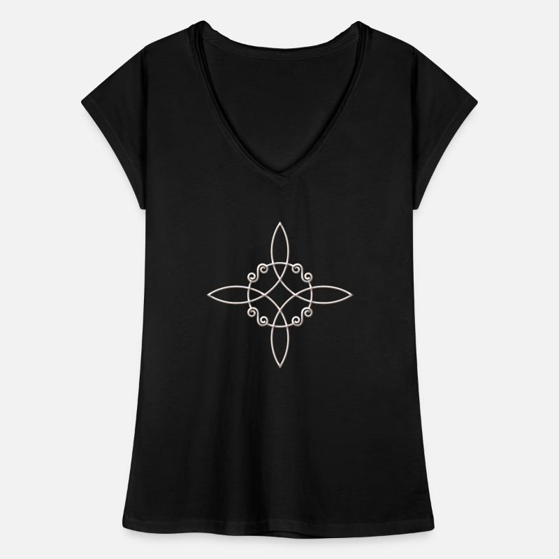 Witch`s Knot, Hexenknoten, Bindet die 4 Elemente Frauen Vintage T-Shirt