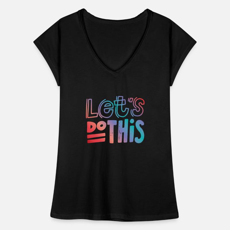 Let's do this Saying Proverbs Women's Vintage T-Shirt