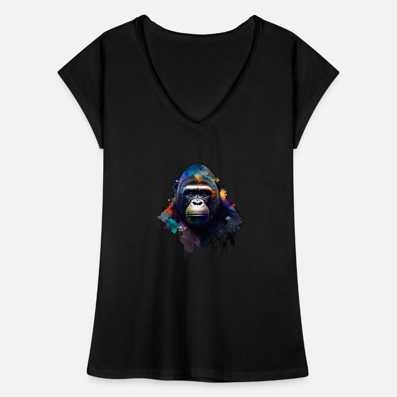 Gorille Abstrait n°2 T-shirt vintage Femme