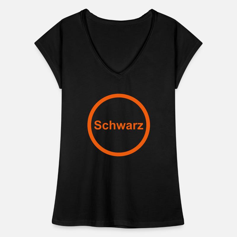 Schwarz Frauen Vintage T-Shirt