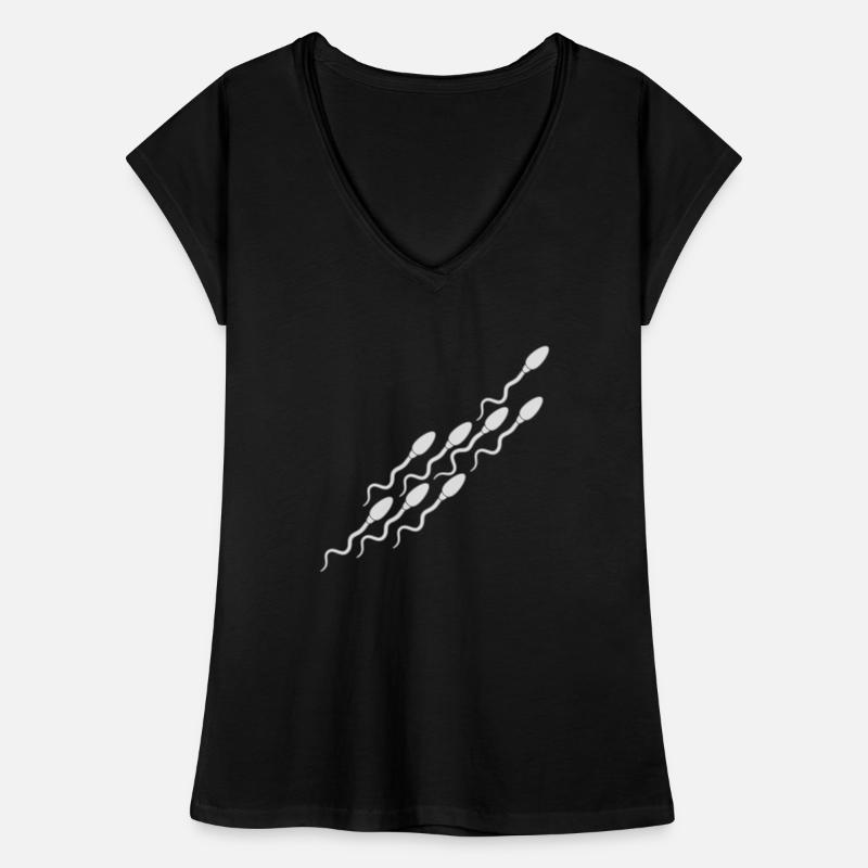 modèle sperme sperme enceinte sperme éjaculation T-shirt vintage Femme