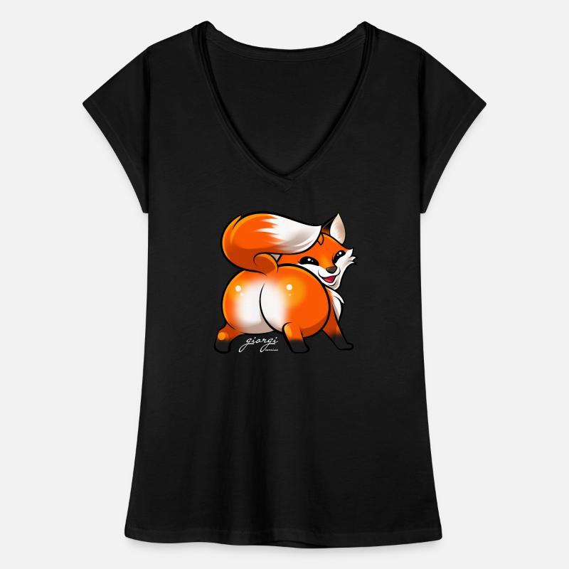 Fox Twerk for dark articles Women's Vintage T-Shirt